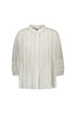 Leon & Harper blouse chimi pleat white